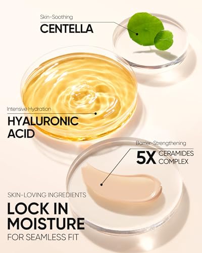 SKINTIFIC Cushion Foundation - Full Coverage, Waterproof, Oil-Control