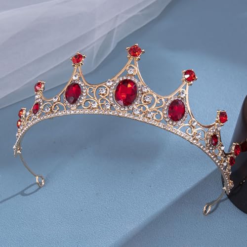 Rhinestone Crystal Tiara Headband Elegant Princess Crown Headdress