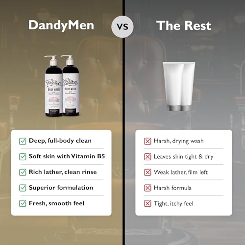 Hydrating Bodywash for Men ? 16oz (2-pack, Tobacco Vanilla)