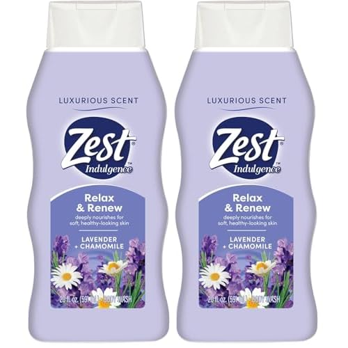 Zest Body Wash - Lavender Body Wash - Relaxing Scent - Hydrating Body Soap - Suitable for All Skin Types - Fresh and Clean Lavender - 20 oz (Pack of 2)