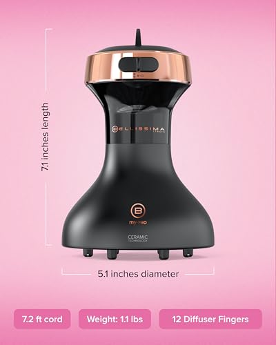 Bellissima Diffon Ceramic Diffuser Hair Dryer for Curly Hair