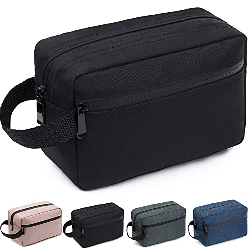 FUNSEED Water-Resistant Travel Toiletry Bag with Divider