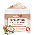 VedoAID Peppermint Foot Scrub - Exfoliating Cream for Cracked Heels, 200ml