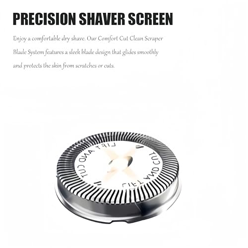 6-Pack HQ56 Replacement Shaver Heads Compatible with Philipss Norelco hq56 Replacement Heads HQ5625 HQ380 HQ489 HQ6863 hq5810 isoseries Razor Shaving Heads Blade