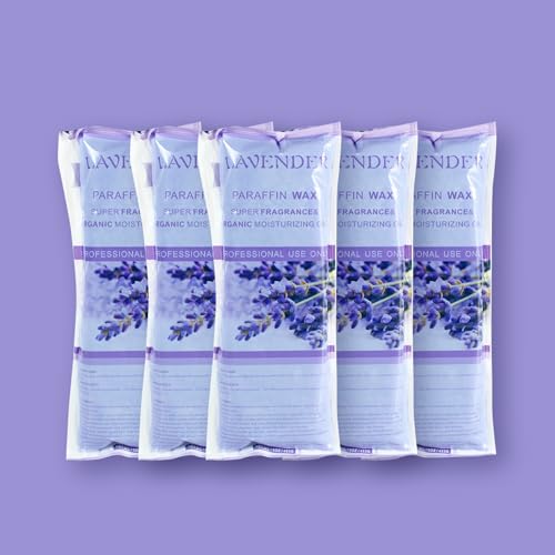 NOVAL Lavender Paraffin Wax Refills - 6 Pack (6 lbs) for Hands & Feet Spa