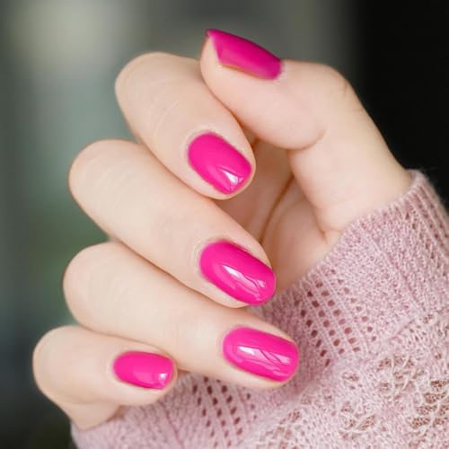 COSMOO 15ml Hot Pink Quick Dry Nail Polish