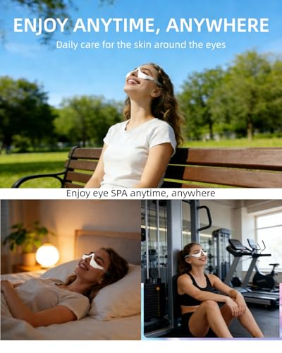 Red Light Therapy Eye Massager for Dark Circles