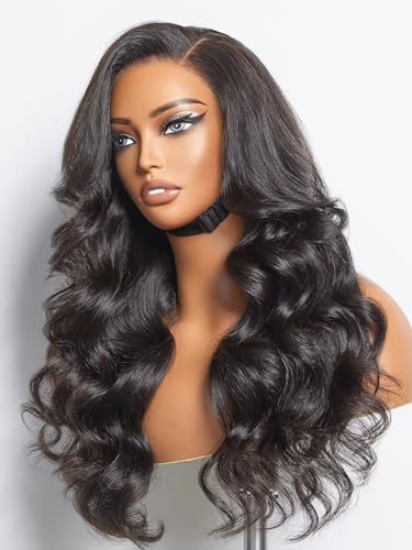 LUVME HAIR 14" Body Wave Lace Front Wig Human Hair 13x4