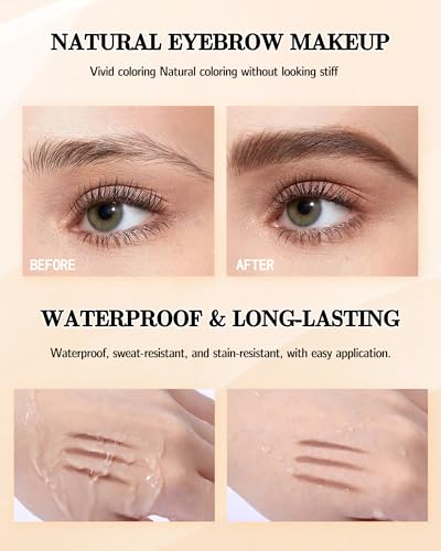 2-Color Eyebrow Powder Palette with Brush & Razor Kit