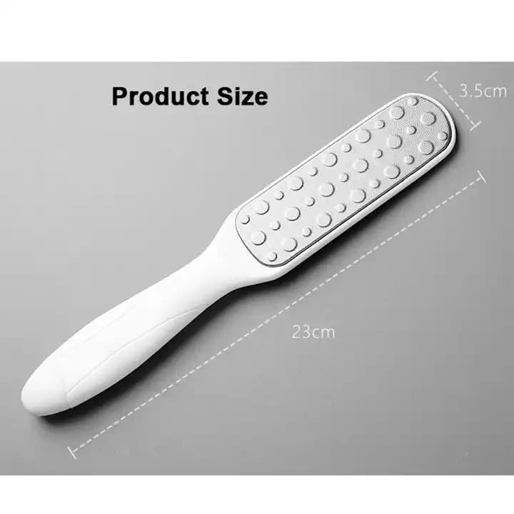 Foot File Dead Skin Remover | Hygenic Stainless Steel | Pedicure Professional Double Sided Rasp Callus Dead Heel Skin Remover for Wet and Dry Feet