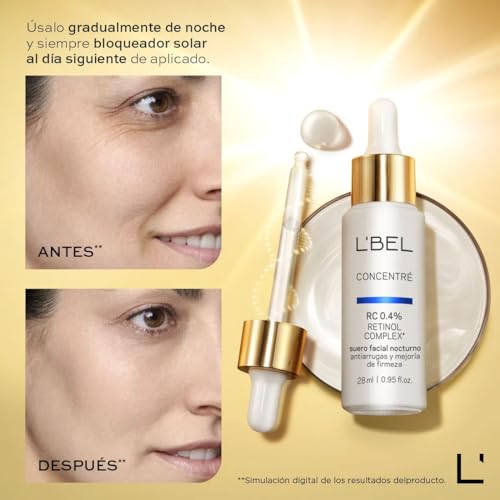 L'Bel Retinol Complex 28 ml Concentr? Suero Facial Arrugas Profundas y Firmeza 0.4%