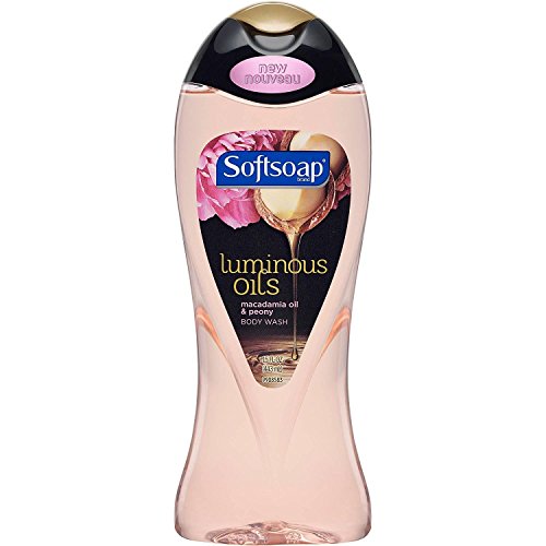 Softsoap Body Wash - Luminous Oils - Macadamia Oil & Peony - Net Wt. 15 FL OZ (443 mL) Per Bottle - Pack of 2