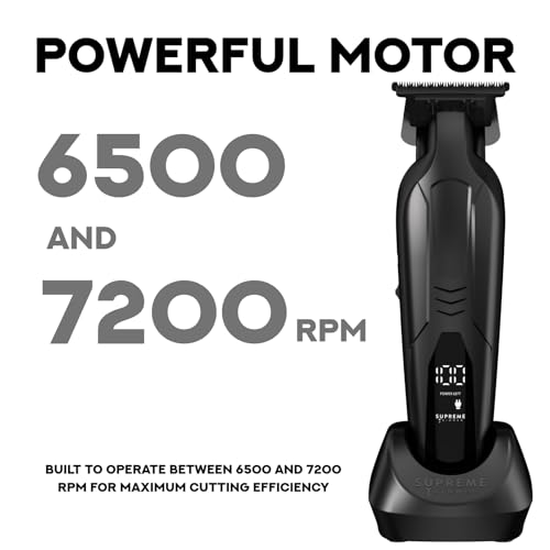 Supreme Trimmer Vader Lite Professional Barber Trimmer Black ST3700