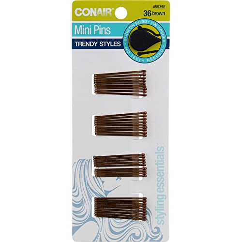 Conair Mini Bob Styling Brush, Pack of 2