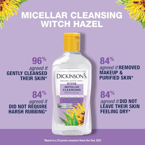 Dickinson's Micellar Witch Hazel Makeup Remover, 16oz