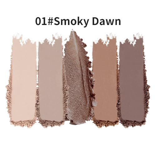 Matte Eyeshadow Palette 5 Color Nude Brown Long Lasting