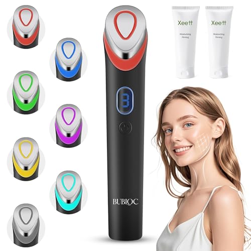 7-in-1 Face Massager Tool with 7 Light,Therapy for Face,Neck,Body,Wrinkle Reduction Device with Enhanced Absorption