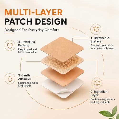 Avalaine NerVana+ Magnesium Patches - Daily & Nighttime Wellness (30 Pack)