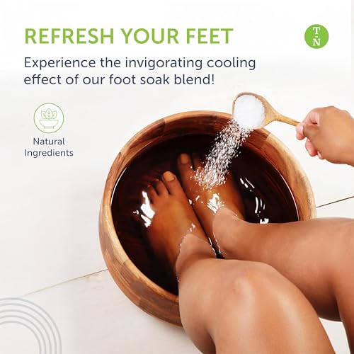 Tea Tree Oil Foot Soak with Epsom Salt & Mint by Truremedy Naturals - 14 oz