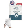 1 Pair Cottonnerie Cotton Gloves for Dry Hands Sleeping, Moisturizing Gloves Overnight, Hand Moisturizer Gloves, Moisture Gloves for Dry Hands Overnight, Sleeping Gloves, Eczema Gloves, Medium