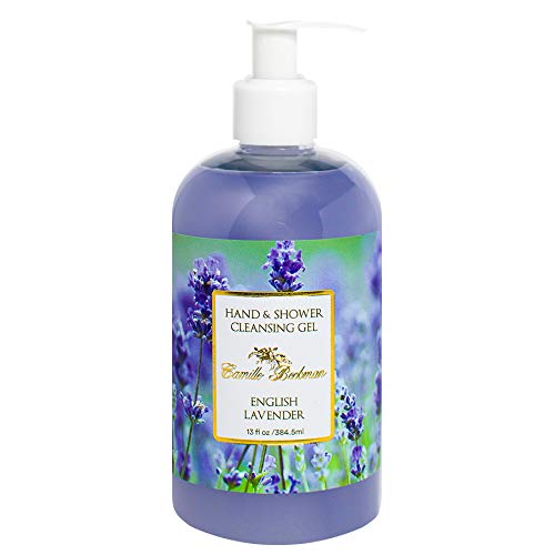 Camille Beckman Hand and Shower Cleansing Gel, English Lavender, 2 Ounce