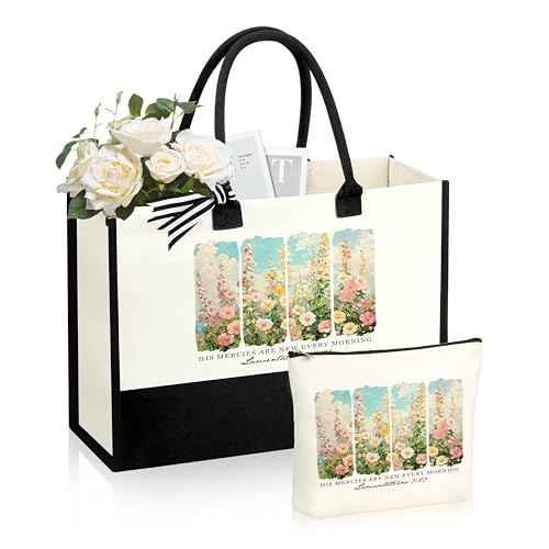 Christian Gifts for Women, Religious Bible Bag Birthday Gifts for Women, Faith Spiritual Christian Basket for Mom Sister Best Friend Coworker Christian