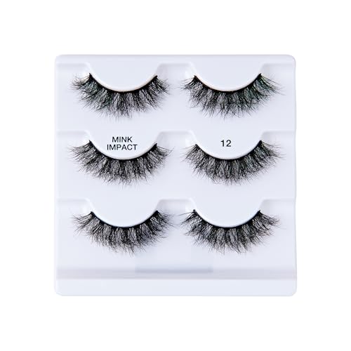 I-ENVY Mink Impact 3D Vegan Lashes Multipack (12 Pairs)