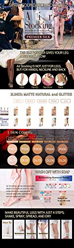 AirStocking Leg Foundation Spray Light Natural 120g