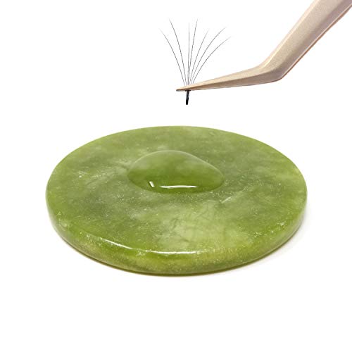 Jade Stone Eyelash Extension Stand Holder - 6 Pack