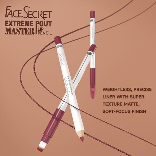 AOJUIGO Lip Liner & Lipstick Set - Velvet Matte & Gloss Finish