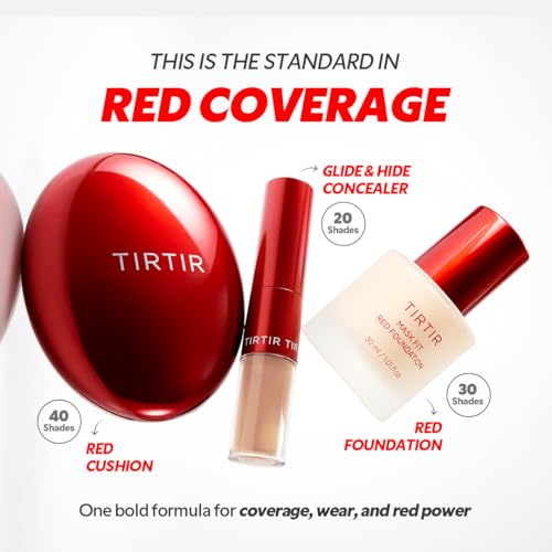 TIRTIR Mask Fit Red Foundation #21N Ivory 1.01 Fl Oz