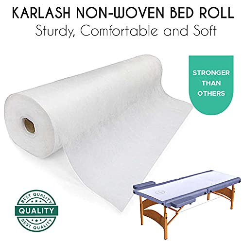 Karlash Disposable Massage Table Paper Roll - 30 GSM Non-Woven Precut Bed Sheet