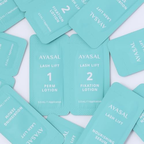 AYASAL Lash Lift Refill Kit - Thio-Free Formula, 5 Applications