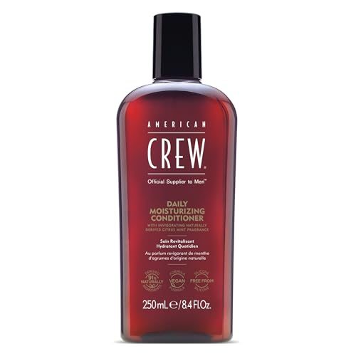American Crew Conditioner for Men, Daily Moisturizer, Naturally Derived, Vegan Formula, Citrus Mint Fragrance, 8.45 fl oz