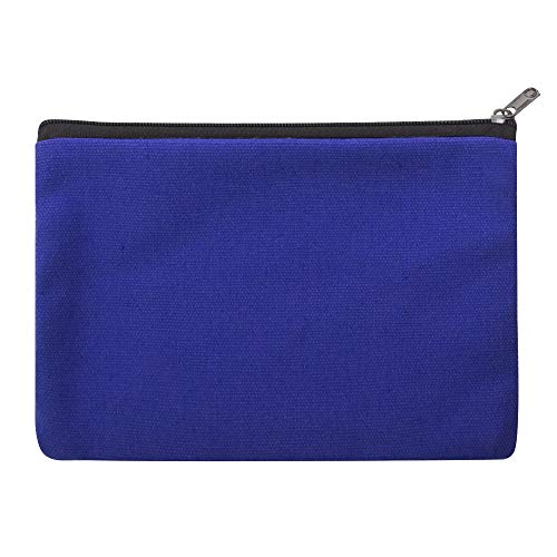 Aspire 6-Pack Multi-Purpose Cotton Canvas Bags, 7 x 5 Inch DIY Craft Pouches (6 Colors)