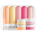 Quatish 15 Pack TSA Approved Travel Bottles Set - Leak Proof Silicone Toiletry Containers