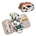 Montana West Large Travel Makeup Bag with Dividers & Handle