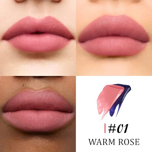 Warm Rose Peel-Off Lip Stain with Tweezer - 24Hr Waterproof