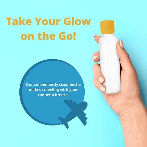 Tan Physics Self Tanner ? 11pc Sunless Tanning Kit with True Color Tanner, Exfoliation Gloves, Travel Bag & Bottle, Face & Body Mitts, Detail Applicator for a Flawless Glow