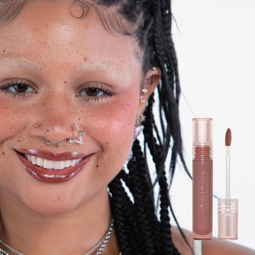 Glossy Lip Stain with Hyaluronic Acid & Peptides – Plumping Hydrating Lip Oil Tint