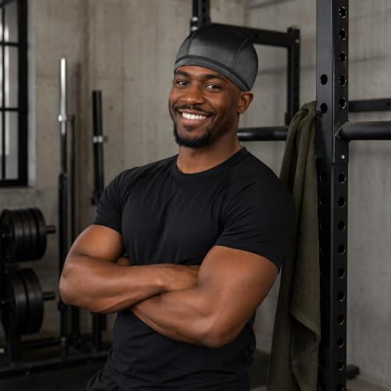 2PCS Silky Wave Caps for Men – Compression Caps for 360, 540, 720 Waves