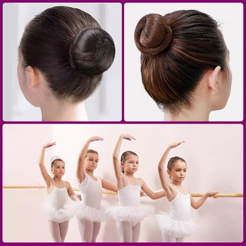 130PCS Hair Nets & Pins Set - Light Brown, 2 Sizes for Ballet, Professional Styling