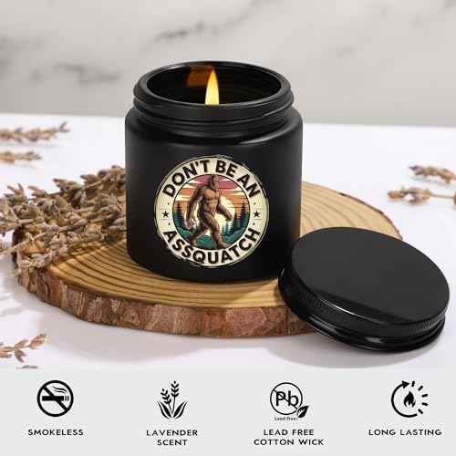 JoycuFF Bigfoot Gifts Big Foot Sasquatch Gifts for Men Sasquatch Lovers Gift Funny Idea for Birthday Gift Christmas Gifts with Big Foot Toiletry Bag Mug Socks Candle Stickers for Him