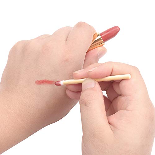 100pc Bamboo Lip Gloss Wands Disposable Brushes