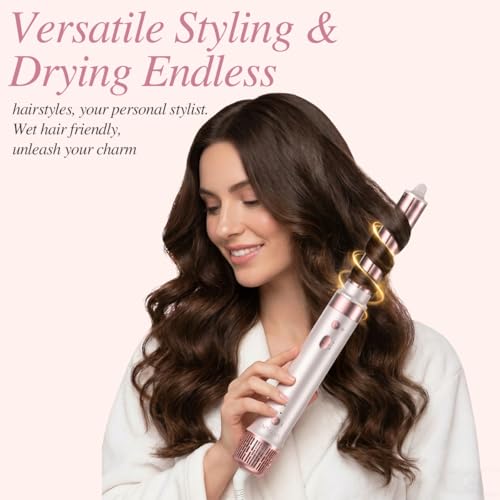 Entalva 5-in-1 Hot Air Styler - Blowout Brush Hair Dryer Set
