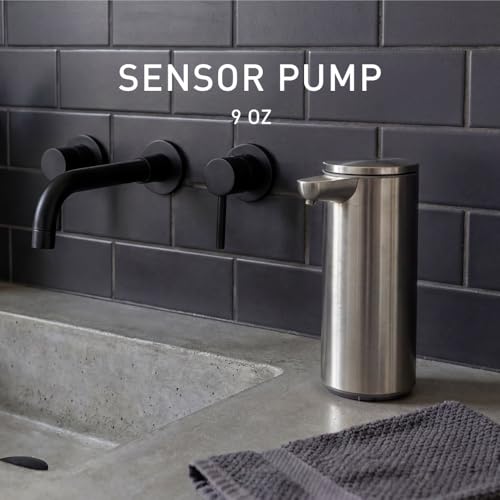 simplehuman Liquid Sensor Pump, 9 oz Touchless Soap Dispenser