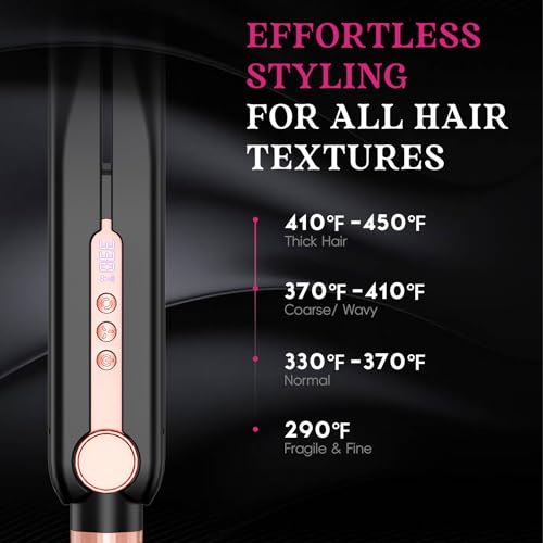 SKIMI Airflow Styler 2.0 Titanium Flat Iron & Curling Wand