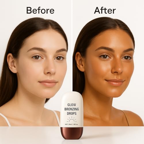 Bronzing Body Highlighter Drops - Liquid Illuminator for Face & Body