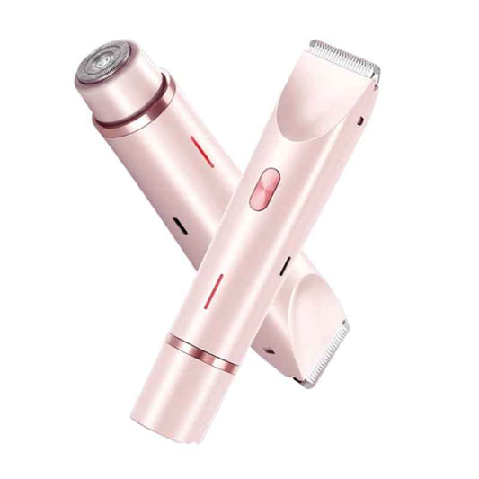 Bikini Trimmer for Women, Waterproof Electric Shaver – Painless Pubic Hair Remover with Ceramic Blades, USB-C Rechargeable (Pink)