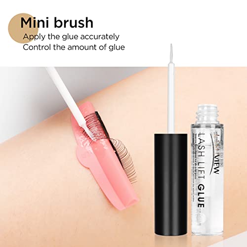 LASHVIEW Lash Lift Glue 2pcs - Eyelash Perm Adhesive 5ML